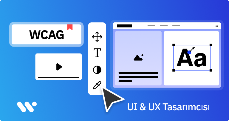 The image shows a text describing all the analyses performed before designing the website. Work to improve accessibility, such as font sizes, color contrast, icons, etc.