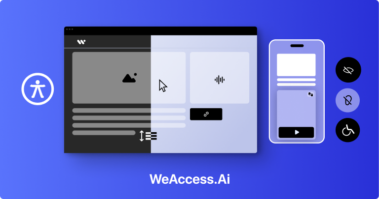 The image shows a web site that is accessible according to W3C standards.