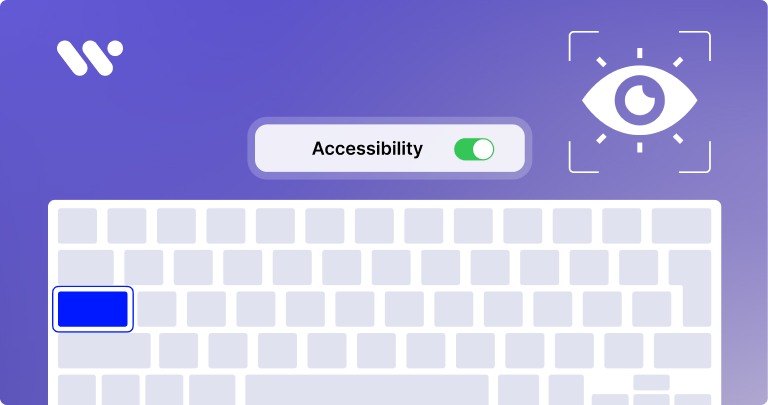Cover image: The WeAccess.Ai logo on a purple background, a keyboard icon with the Tab key highlighted, the “Keyboard Navigation” button, an eye icon, and a web browser window next to it1