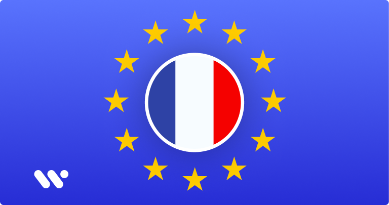 Cover image: The WeAccess.Ai logo, the European Union stars, the French flag, the EU flag emblem, a web browser window, and a security shield icon on a blue background1