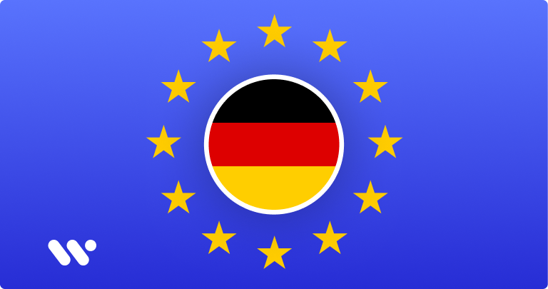Cover image: The WeAccess.Ai logo, the European Union stars, the German flag, the EU flag emblem, a web browser window, and a security shield icon on a blue background1