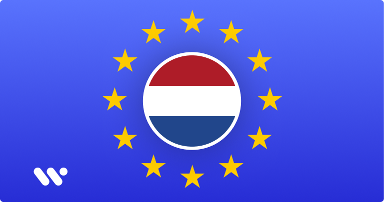 Cover image: The WeAccess.Ai logo, the European Union stars, the Dutch flag, the EU flag emblem, a web browser window, and a security shield icon on a blue background1