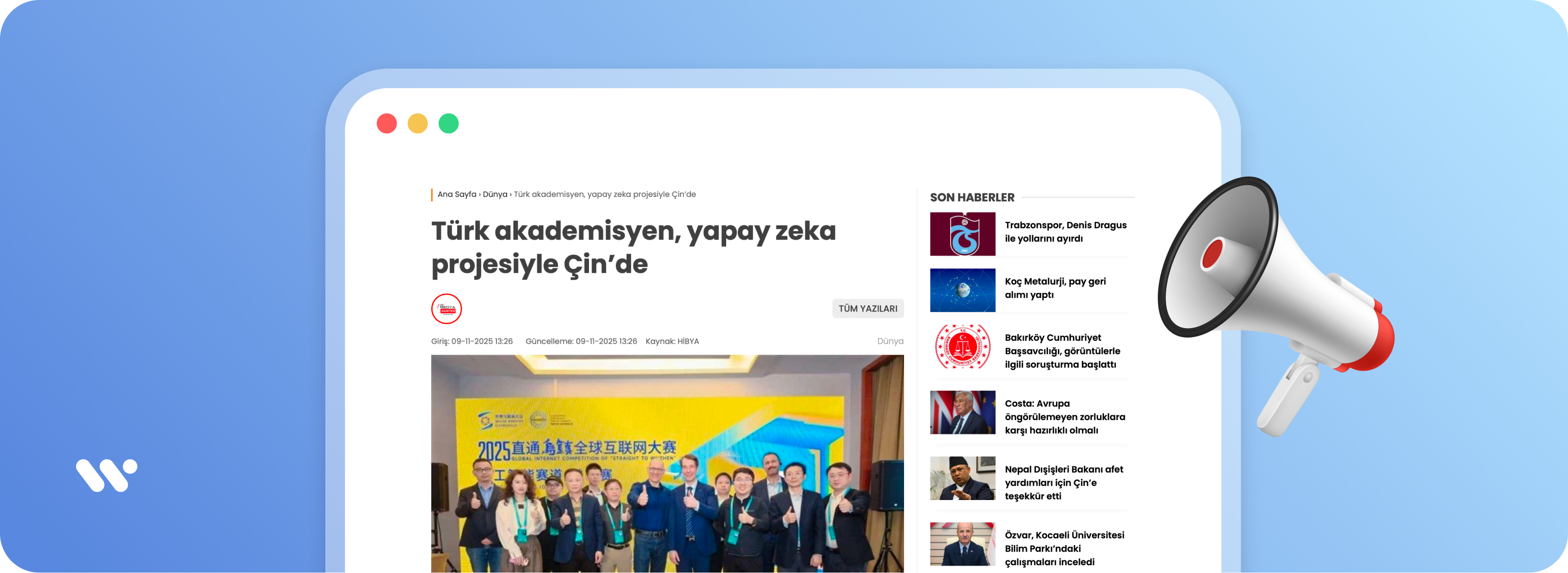 Cover image for Turkish Academic in China with an Artificial Intelligence Project
